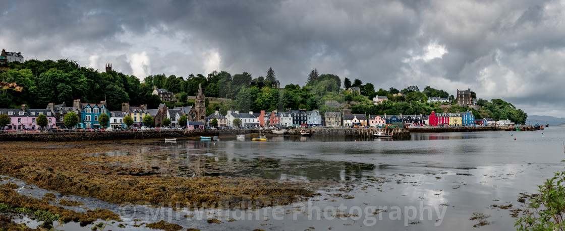 "Tobermory Harbour" stock image