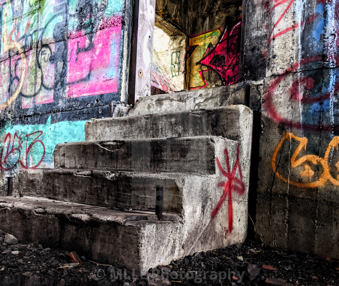 "Stone stairs" stock image