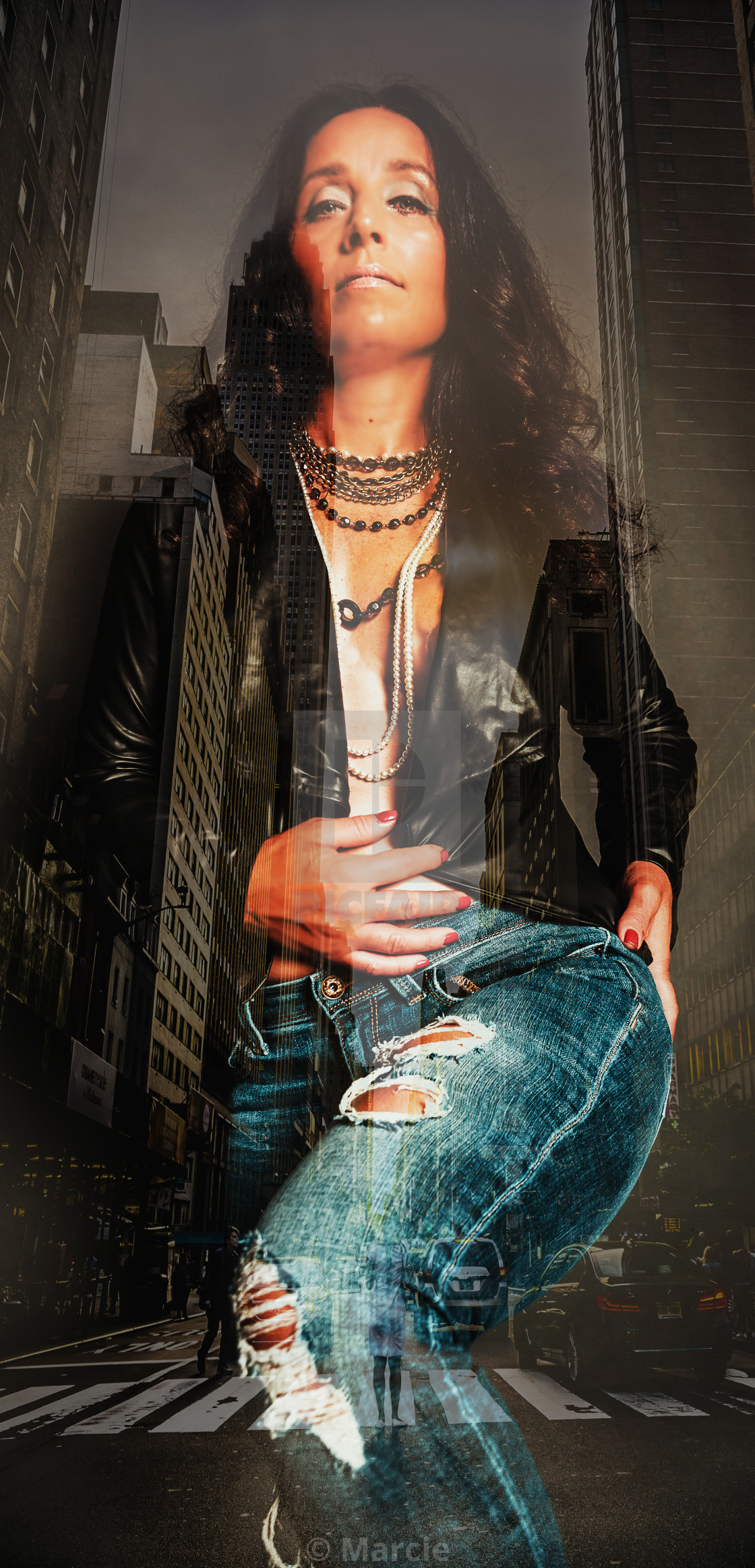 "Double Vision" by Marcie - £124.00 "Double Vision" stock image