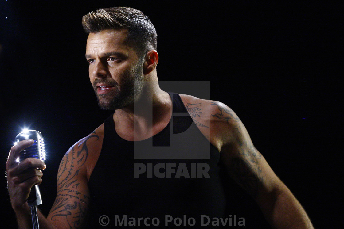 "Ricky Martin" by Marco Polo Davila - $15.42 "Ricky Martin" stock image