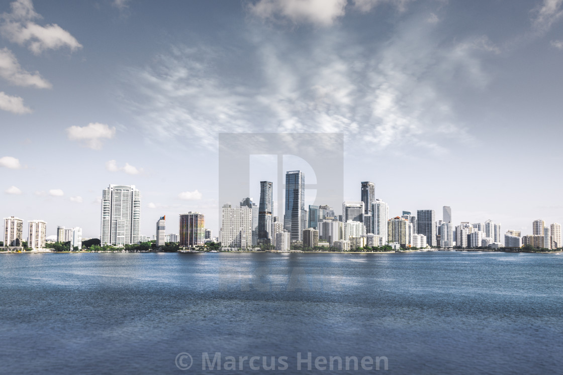 "Miami Downtown" stock image