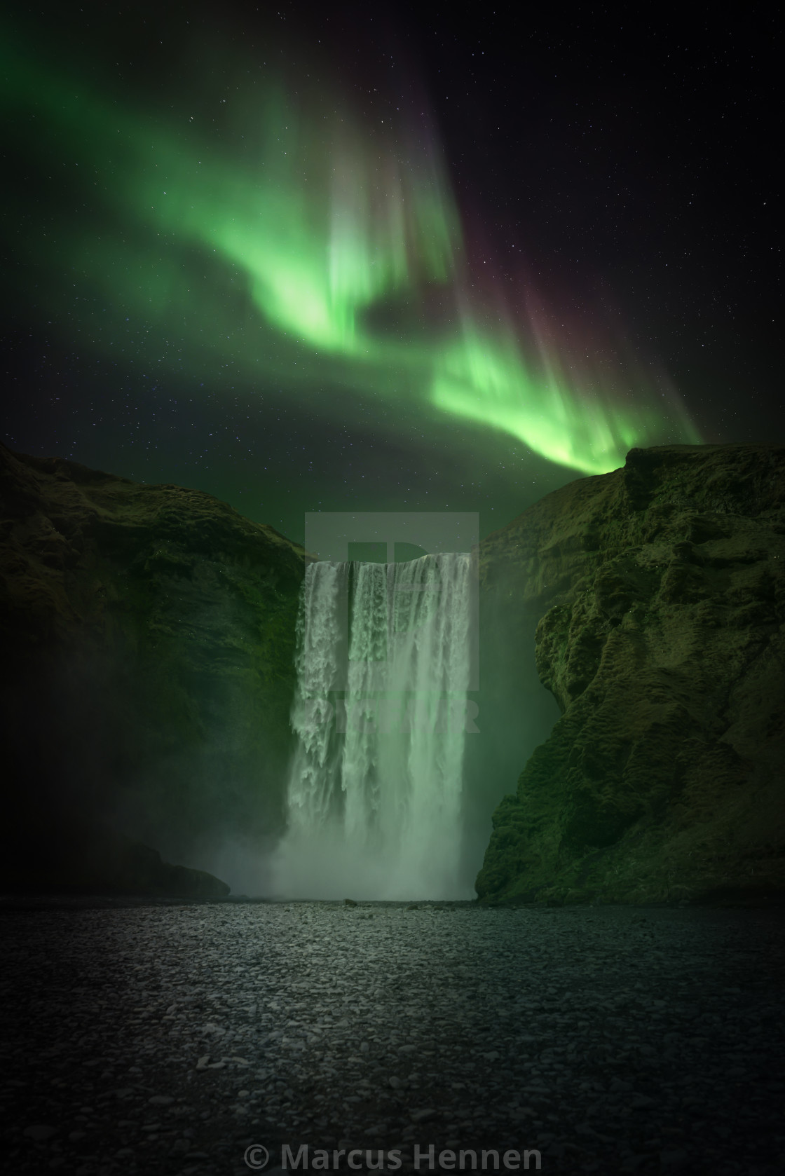 "Skógafoss" stock image