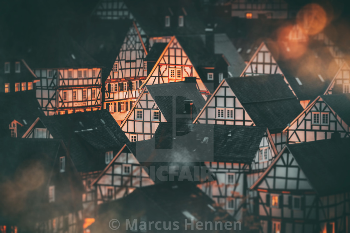 "Old village" stock image