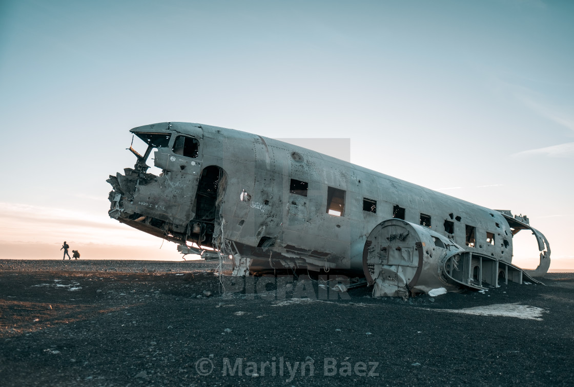 "The Abandoned DC Plane" stock image