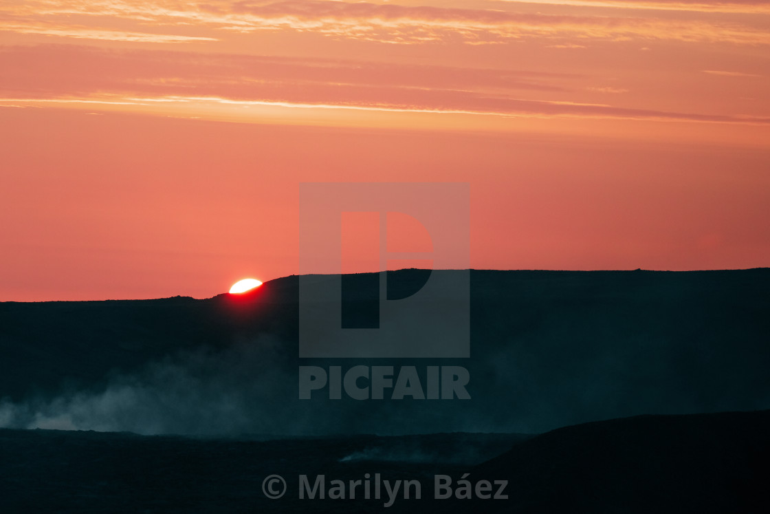 "Midnight Sun" stock image