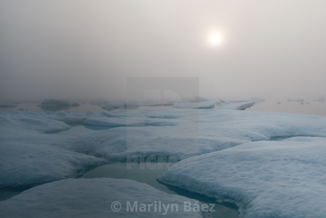 "The tip of the Iceberg" stock image