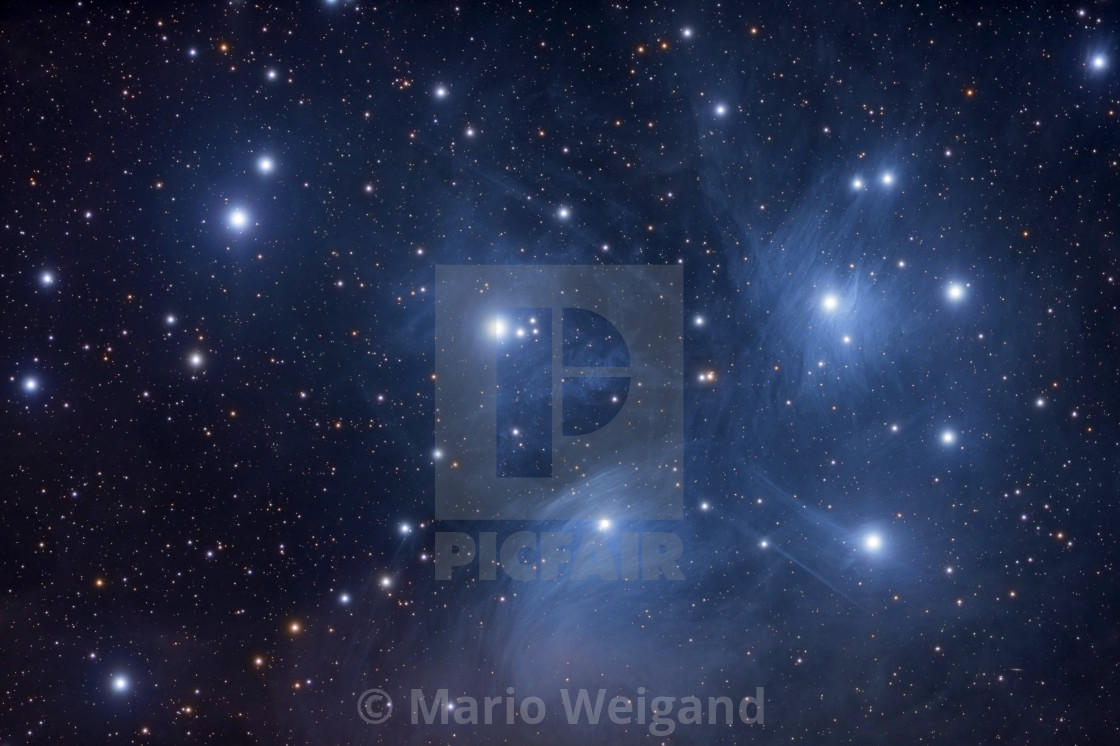 "Seven Sisters - The Pleiades" by Mario Weigand - $23.09 "Seven Sisters - The Pleiades" stock image