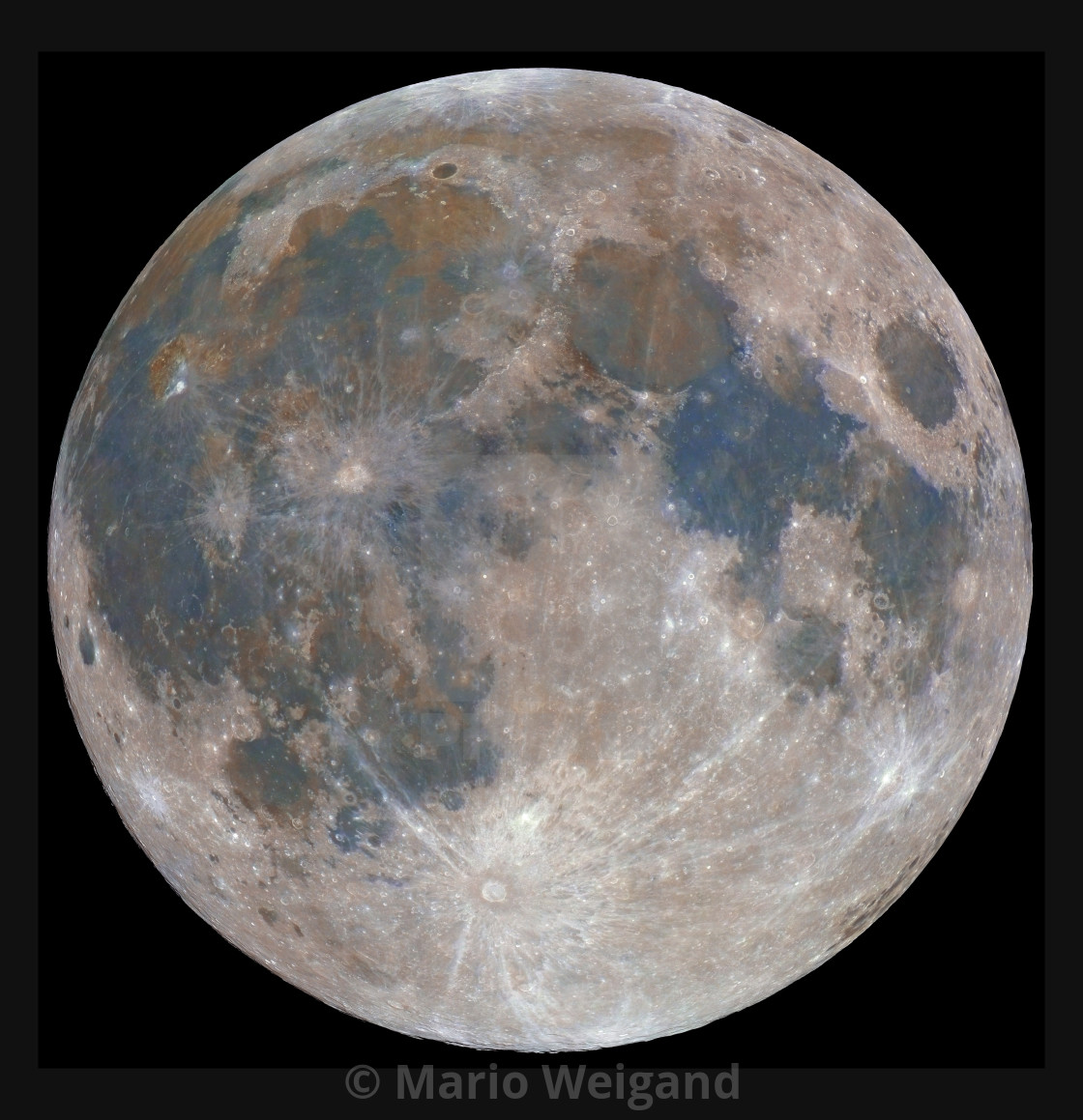 "Mineral Full Moon" by Mario Weigand - $23.09 "Mineral Full Moon" stock image