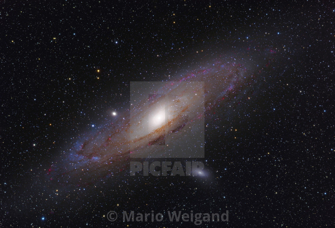 "The Andromeda Galaxy M31" by Mario Weigand - $23.09 "The Andromeda Galaxy M31" stock image