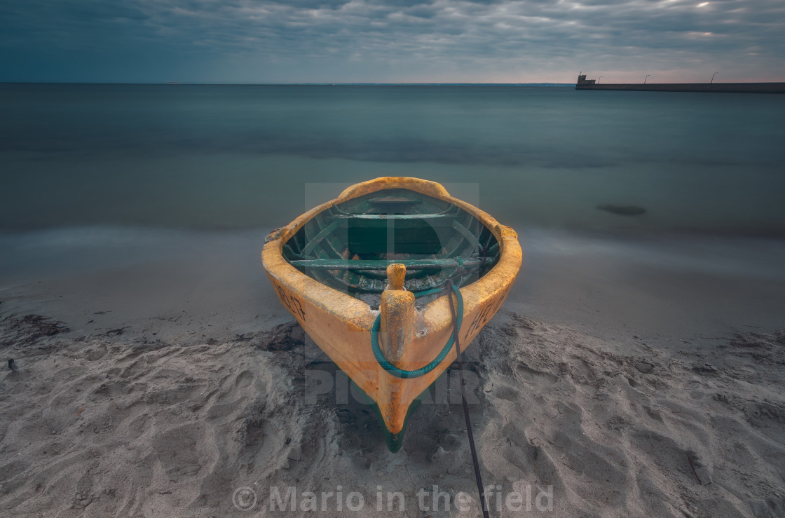 "Boat from Hel" by Mario in the field - £24.80 "Boat from Hel" stock image