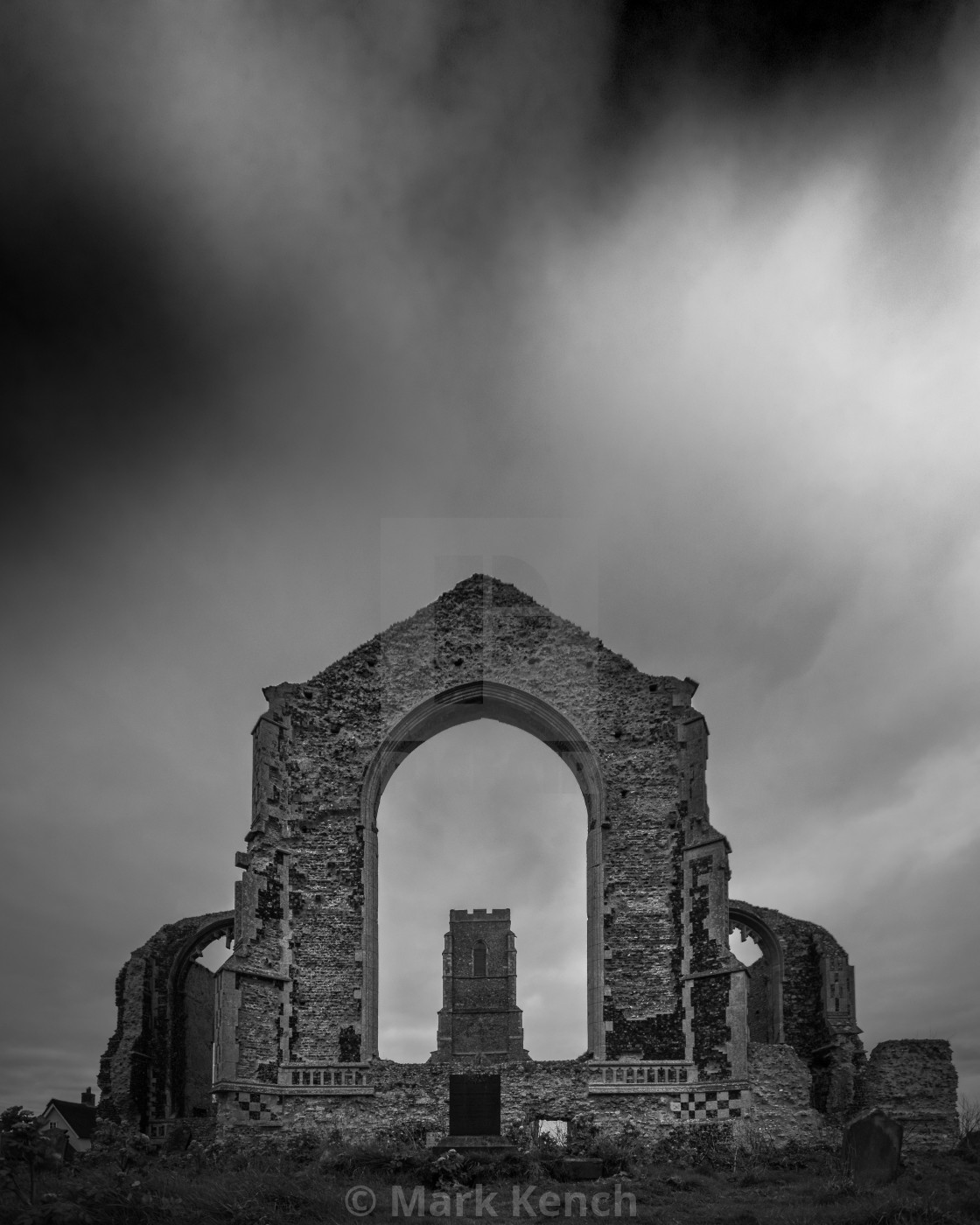 "St Andrew's Church - Covehithe" stock image