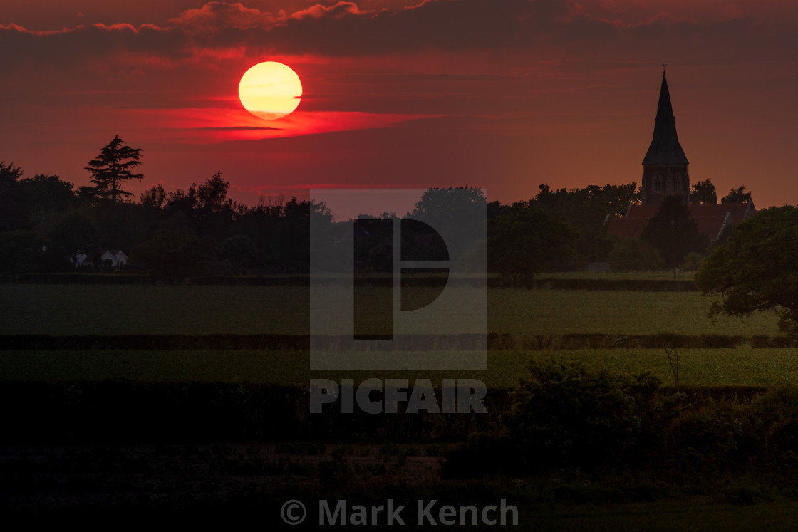 "Birch Church" stock image