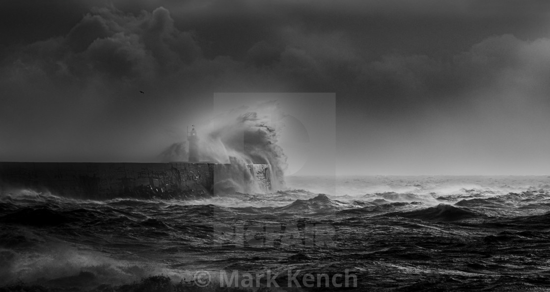 "Poseidon's Wave (Full Image)" stock image