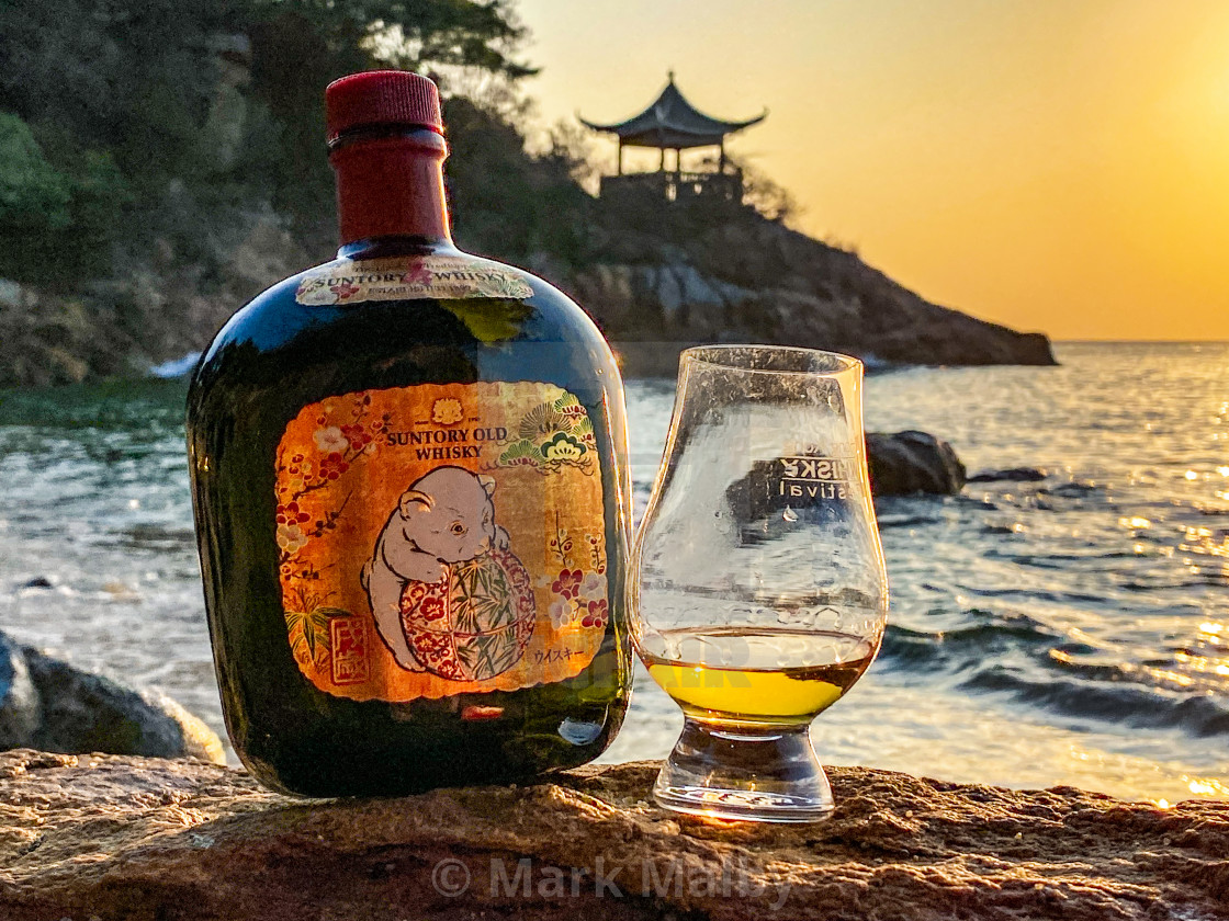 "Suntory Old Whisky at sunset" by Mark Malby - $38.95 "Suntory Old Whisky at sunset" stock image