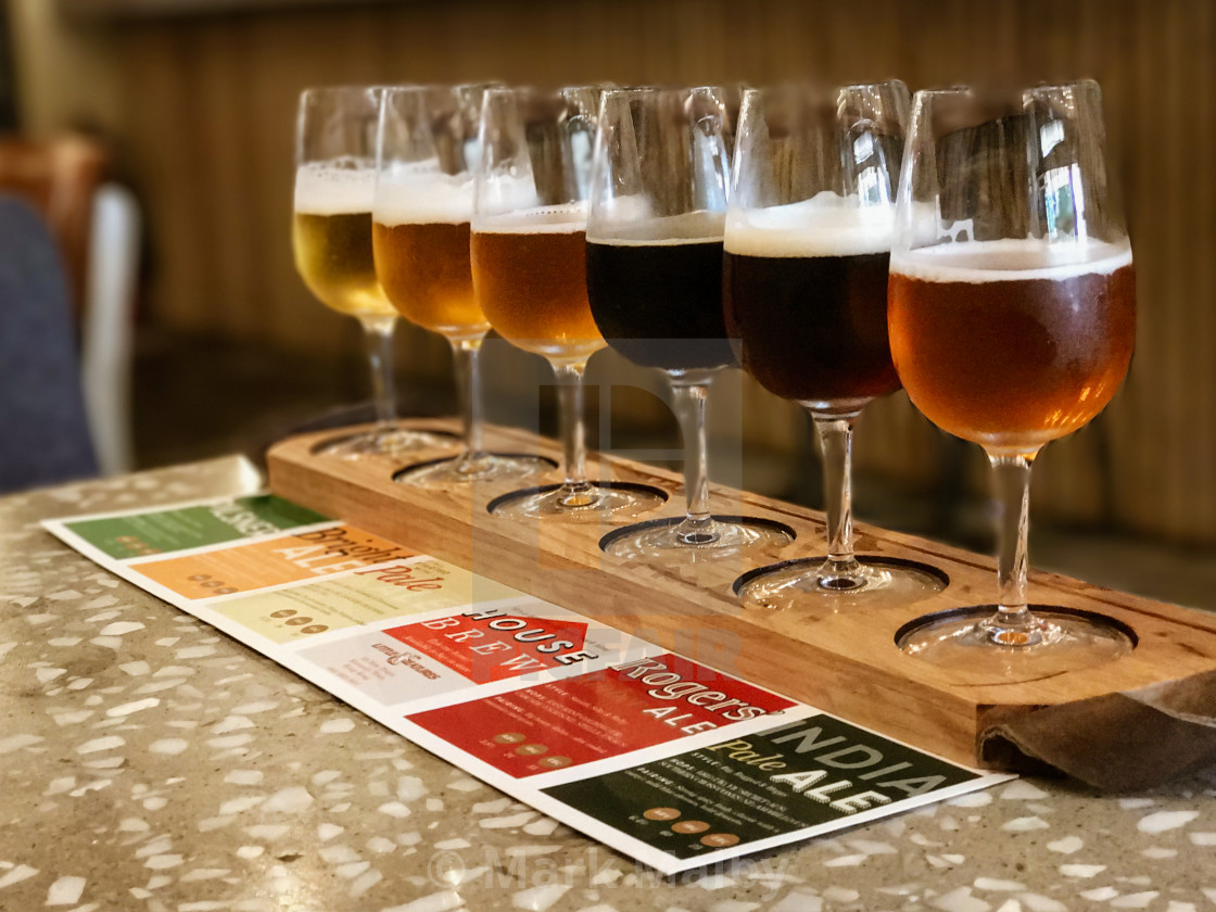 "Another Line of Tasters at Little Creatures" by Mark Malby - $21.81 "Another Line of Tasters at Little Creatures" stock image