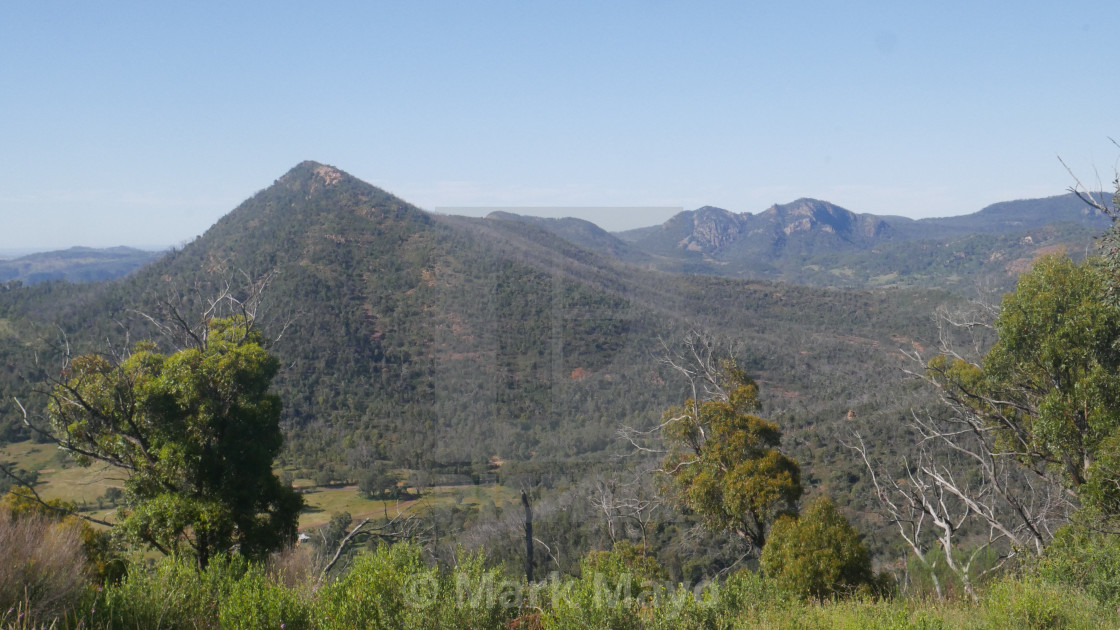 "The Warrumbungles" stock image