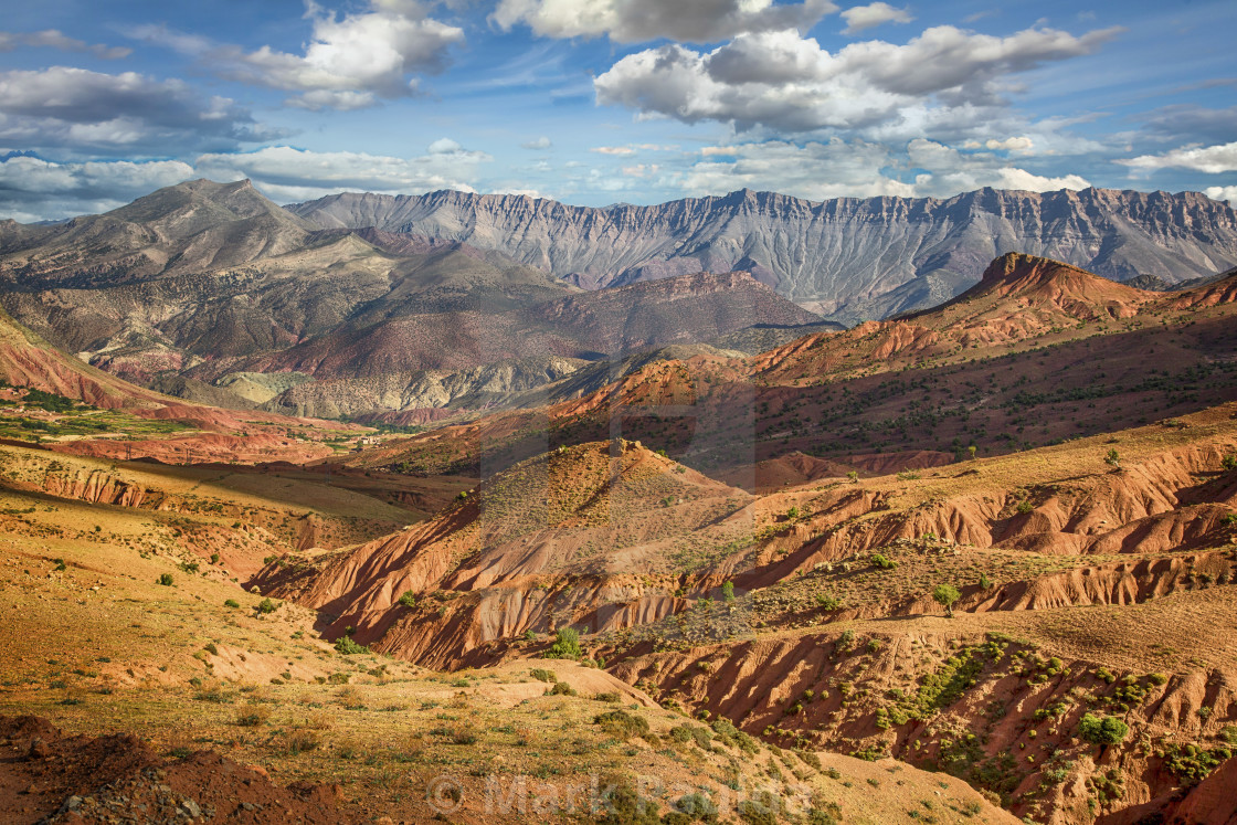 "RUGGED ATLAS MOUNTAINS" stock image