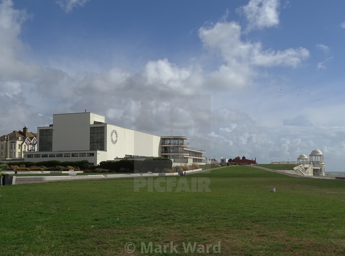 "The De La Warr Pavillion of Bexhill." stock image