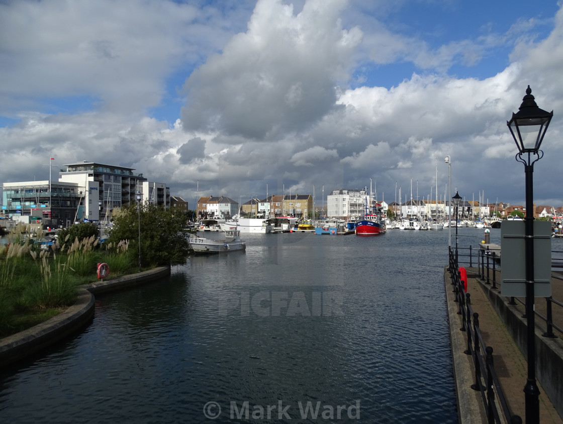 "Sovereign Harbour." stock image