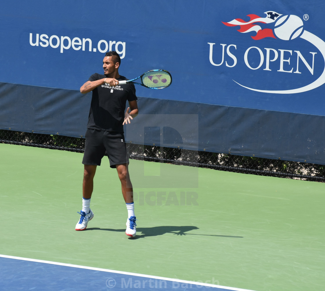 "Nick Kyrgios - Forehand" stock image