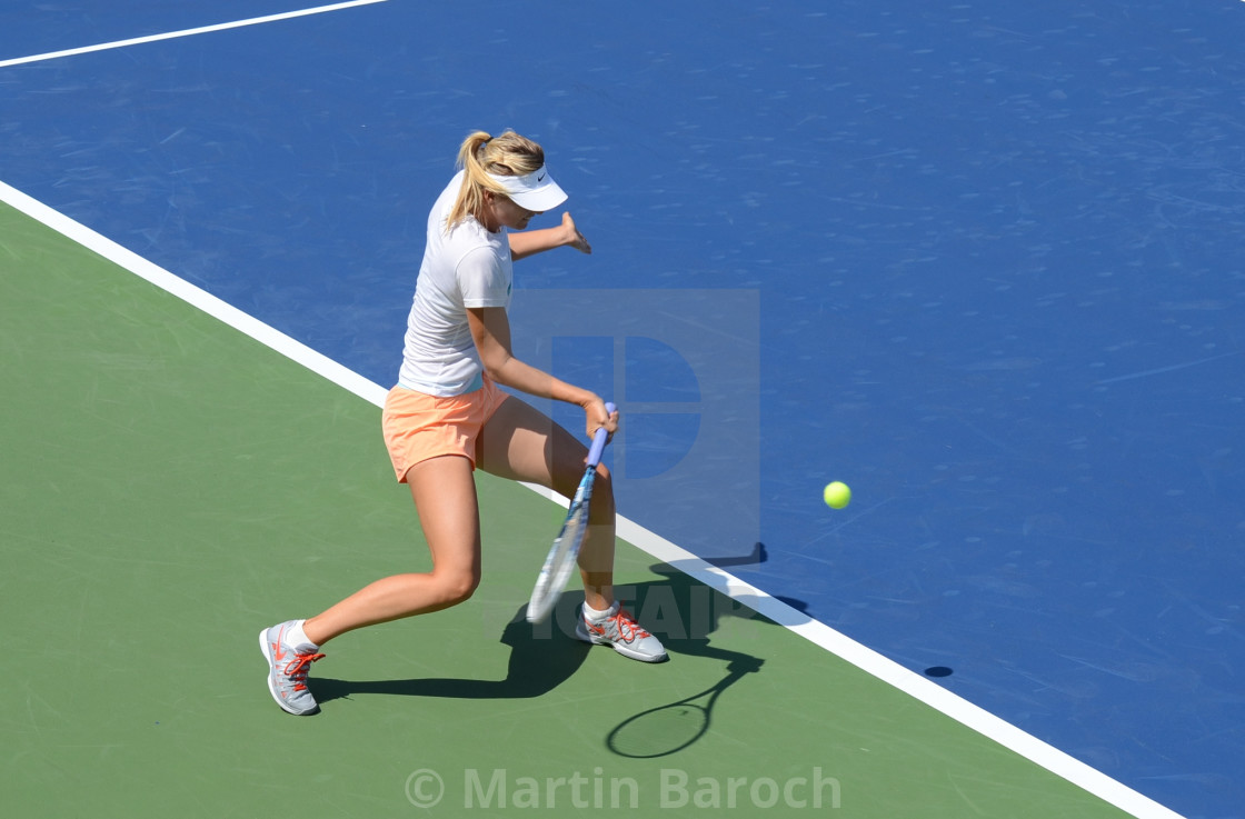 "Maria Sharapova Forehand" stock image