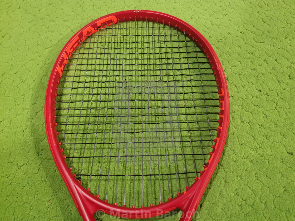 "Broken Tennis String" stock image