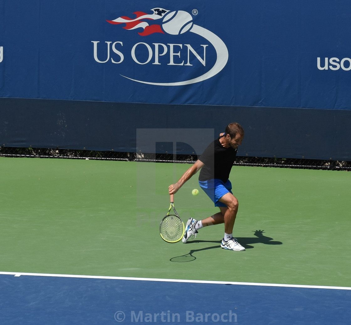 "Richard Gasquet - One-handed Backhand Slice" stock image