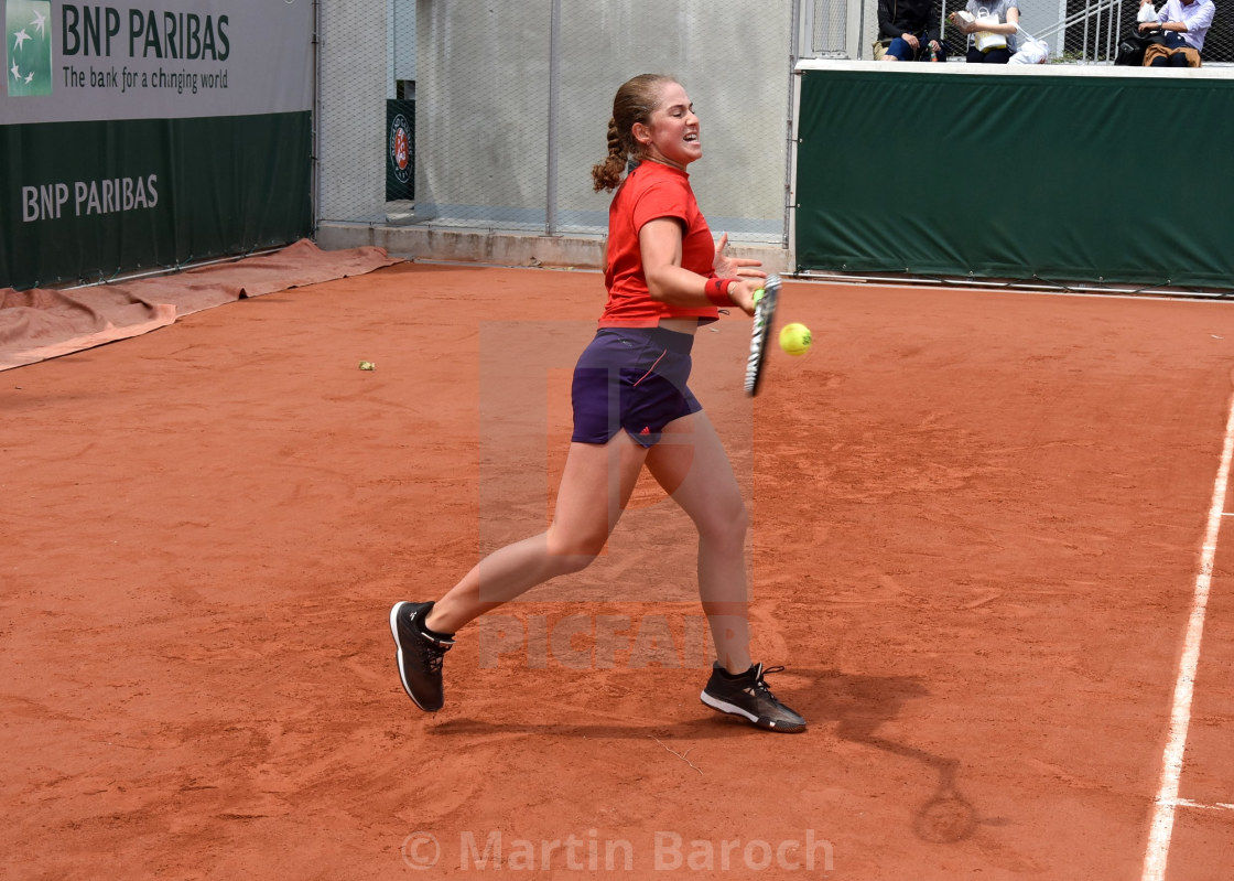 "Jelena Ostapenko Forehand" stock image