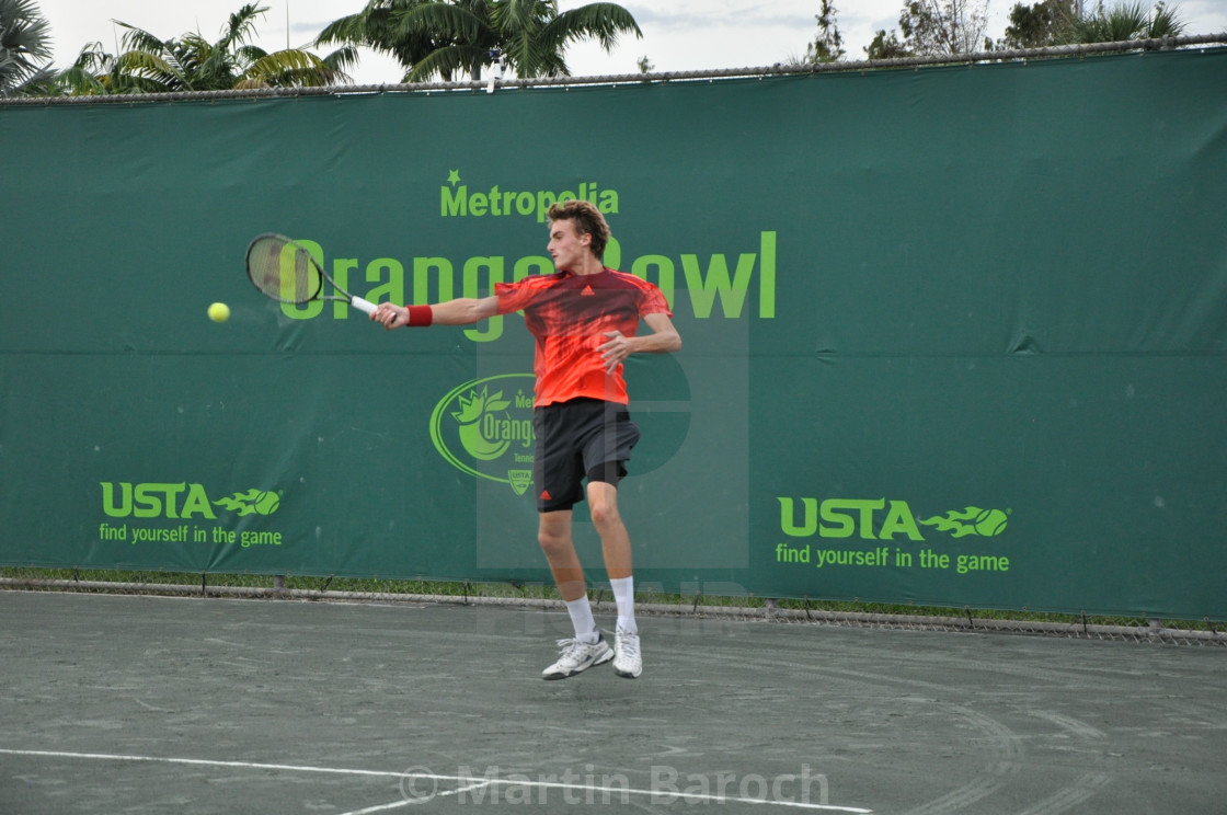 "Stefanos Tsitsipas Forehand 3.0" stock image