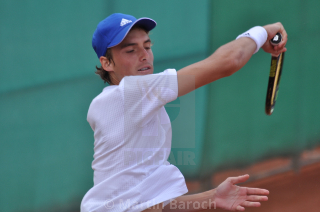 "Stefanos Tsitsipas Forehand 3.0 Detail" stock image