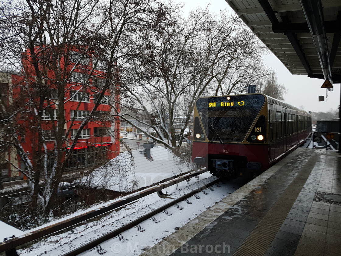 "S-Bahn in Berlin" stock image