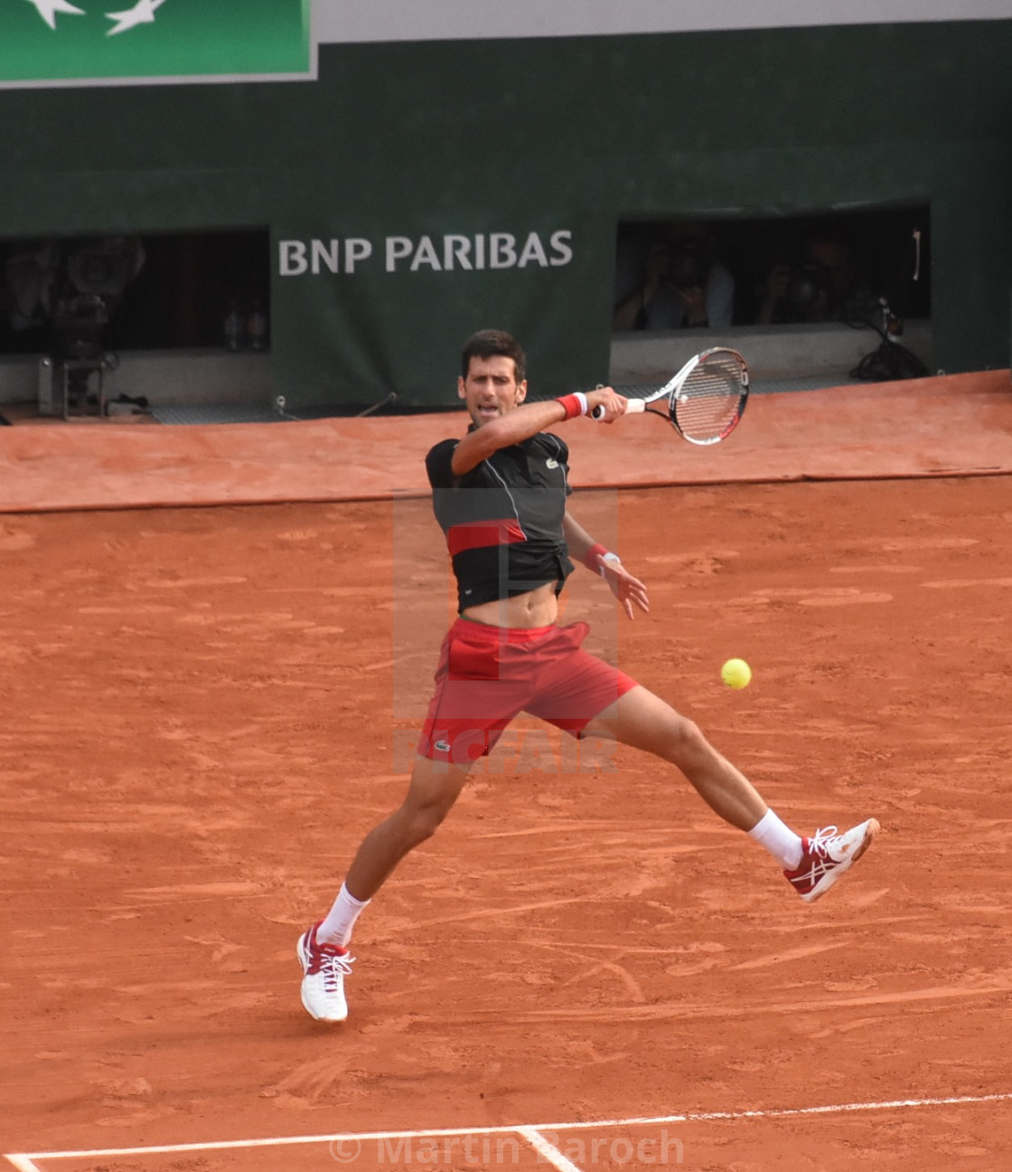 "Novak Djokovic Forehand 3.0" stock image