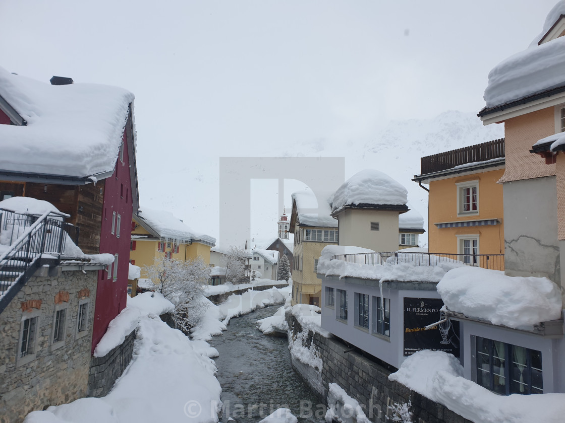 "Unteralpreuss in Andermatt" stock image