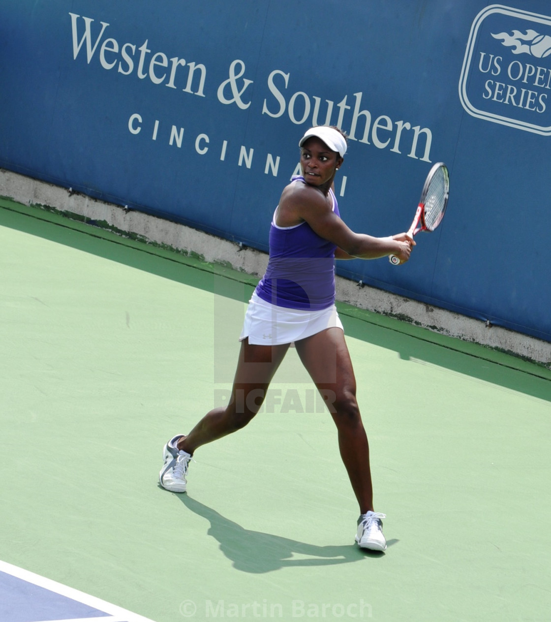 "Sloane Stephens Two-handed Backhand 3.0" stock image