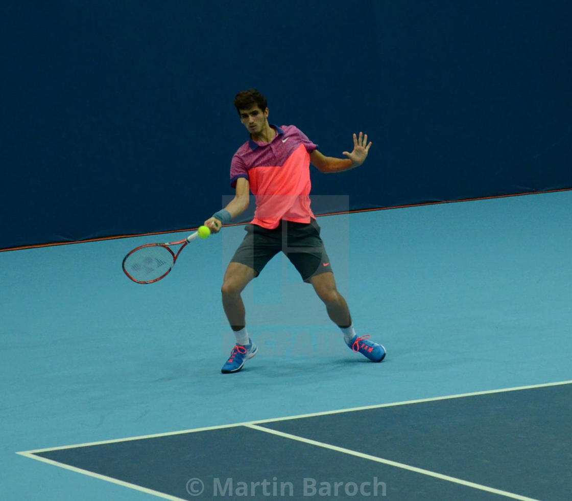 "Pierre-Hugues Herbert Forehand" stock image