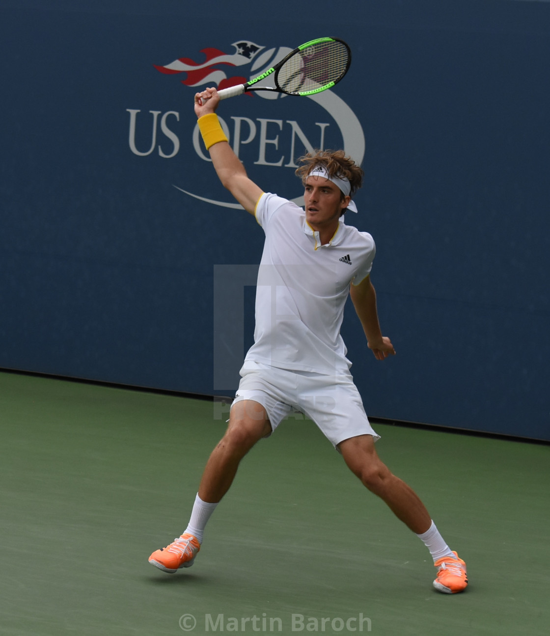 "Stefanos Tsitsipas One-handed Backhand 3.0" stock image