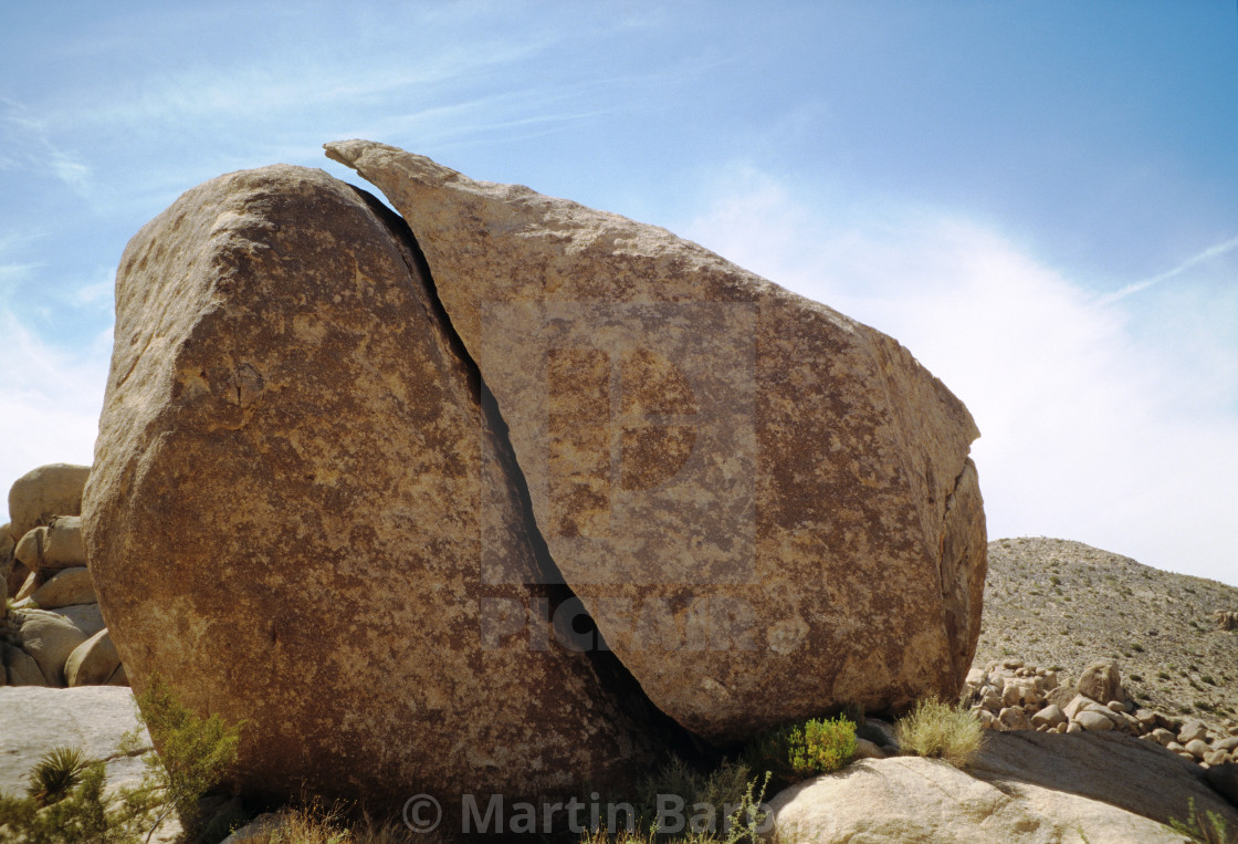 "Joshua Tree Monolith" stock image