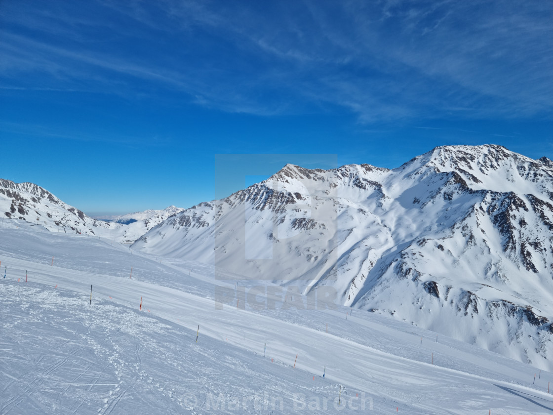 "Skiers dream Andermatt" stock image