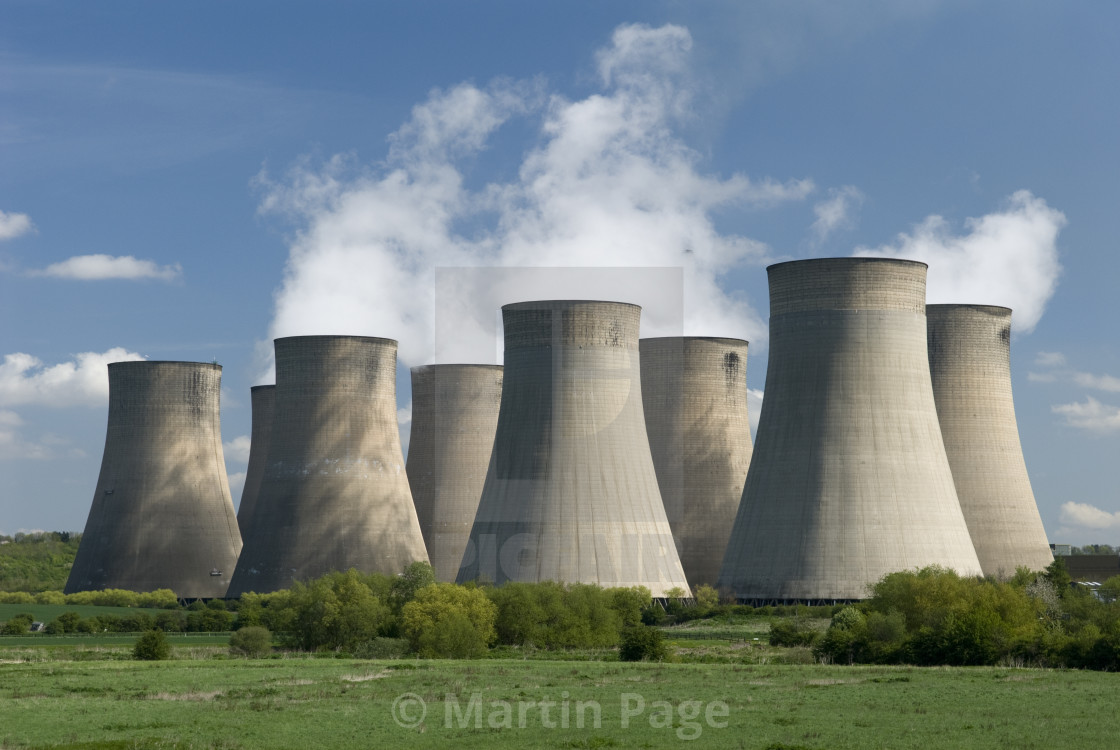 "Ratcliffe on Soar Power Station, near Nottingham, England" stock image