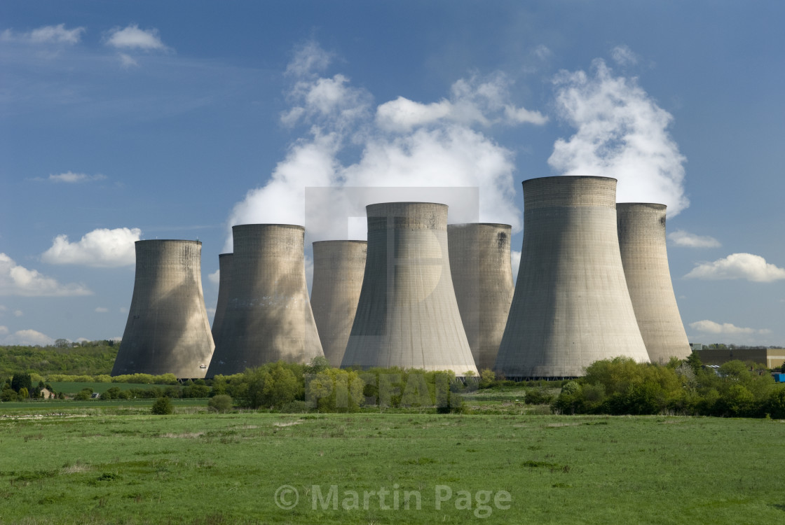 "Ratcliffe on Soar Power Station, near Nottingham, England" stock image