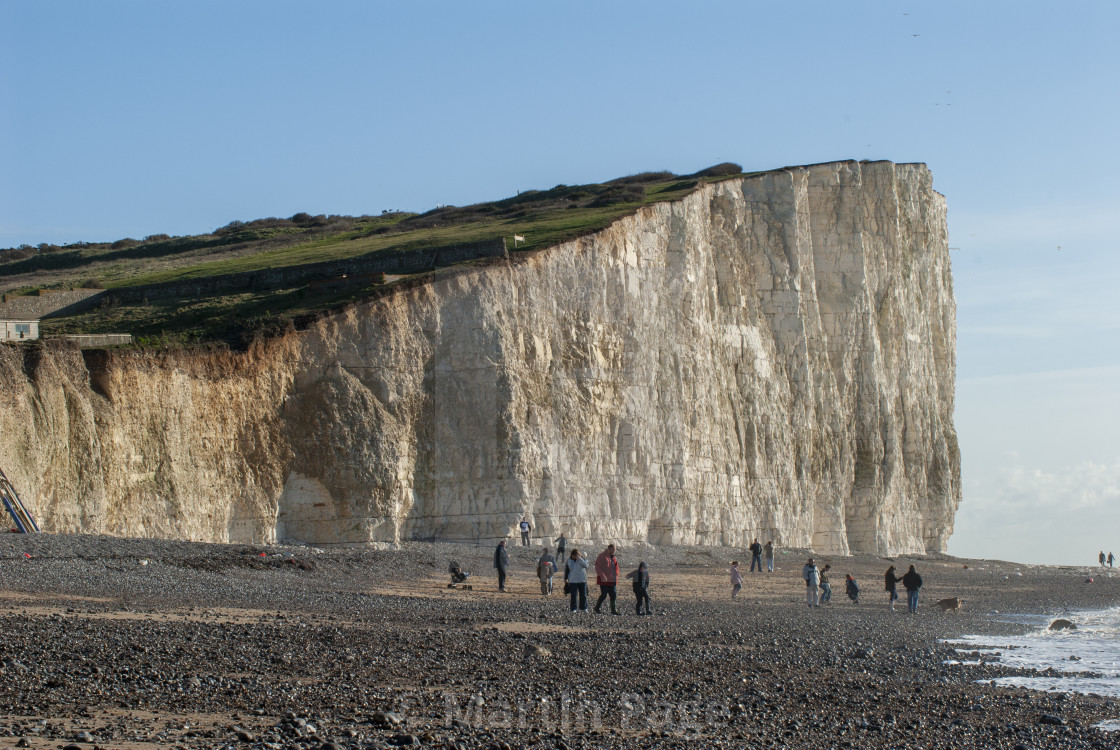 "Seaford Head, East Sussex." stock image