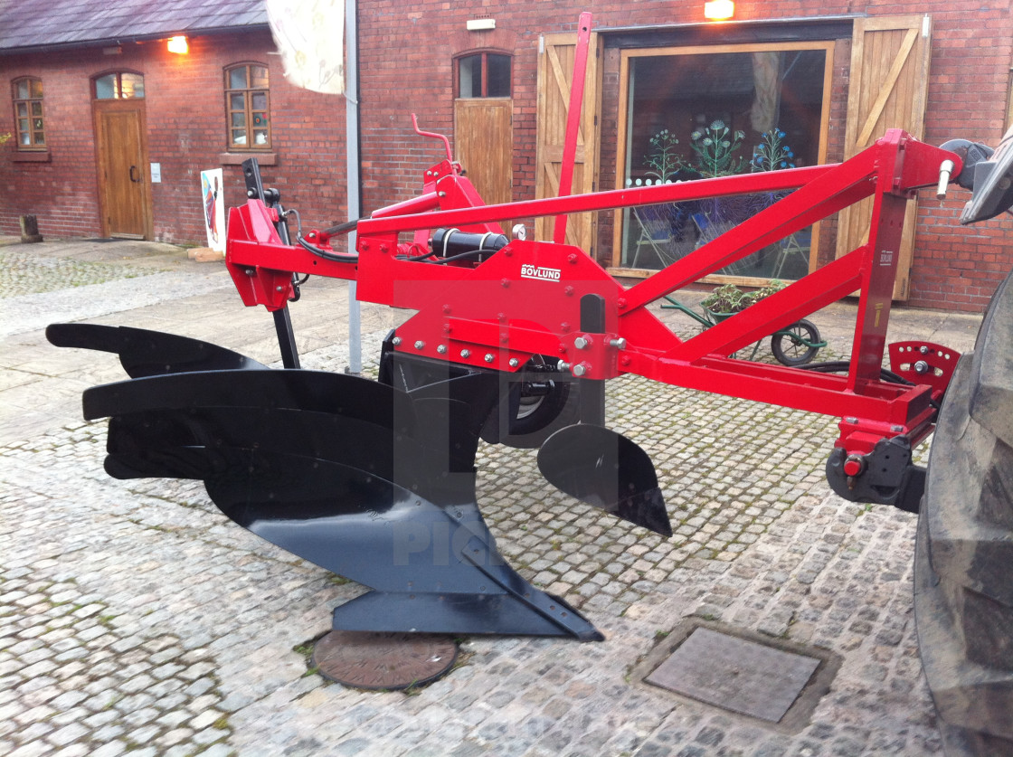 "Deep plough, The Landlife Centre, Liverpool" stock image