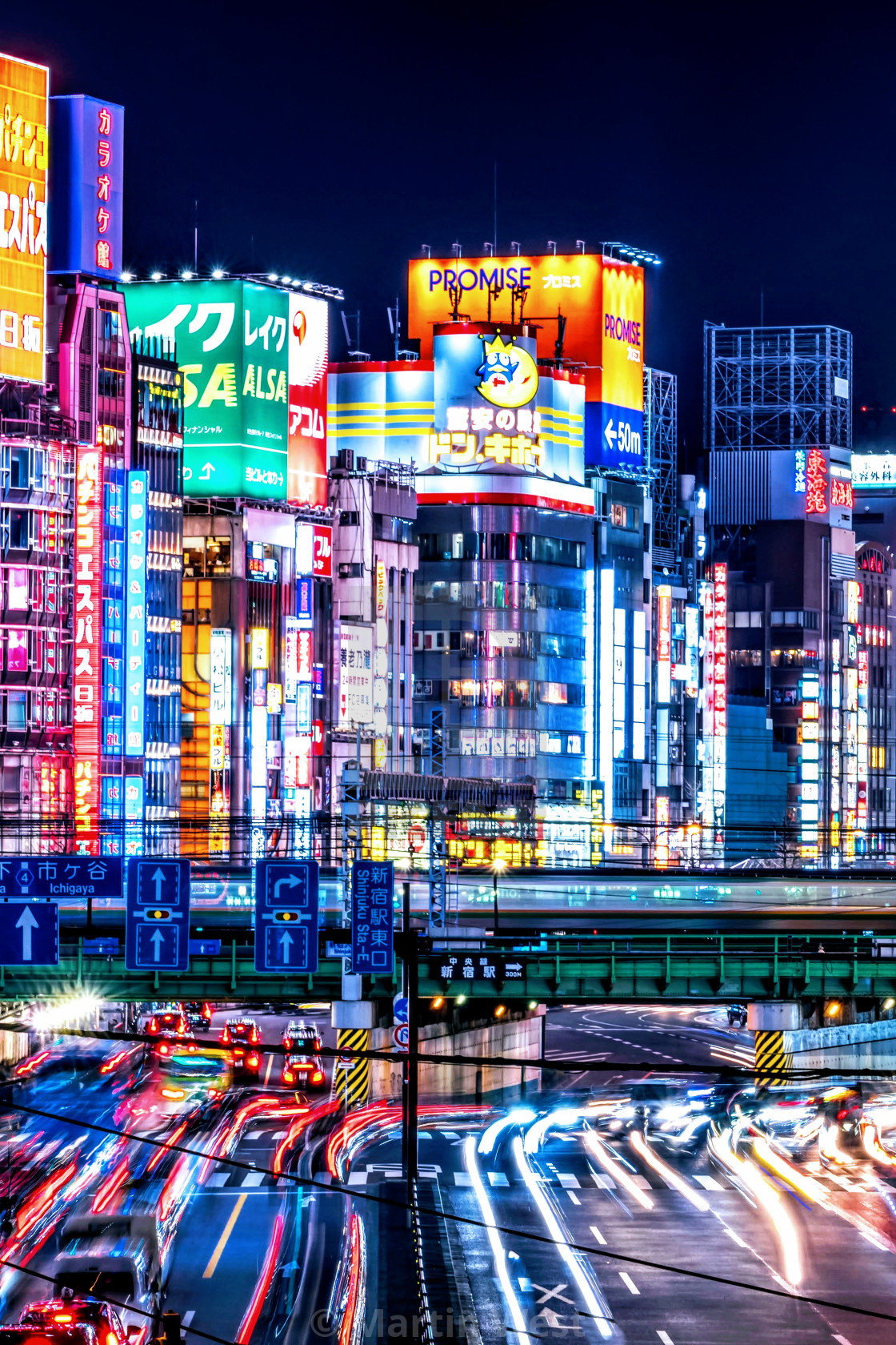 "Tokyo night view" stock image