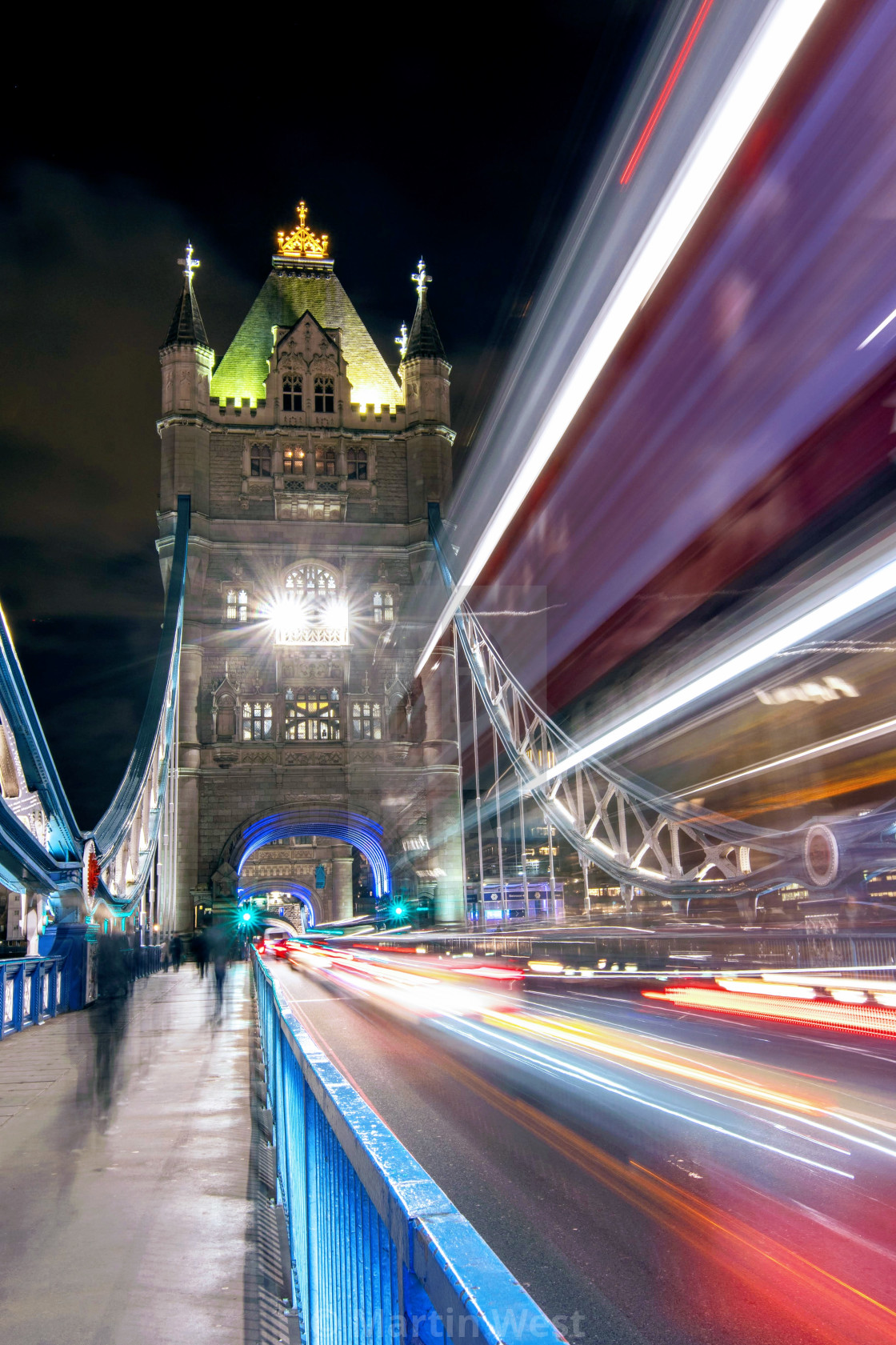 "Long Exposure at Tower Bridge" stock image