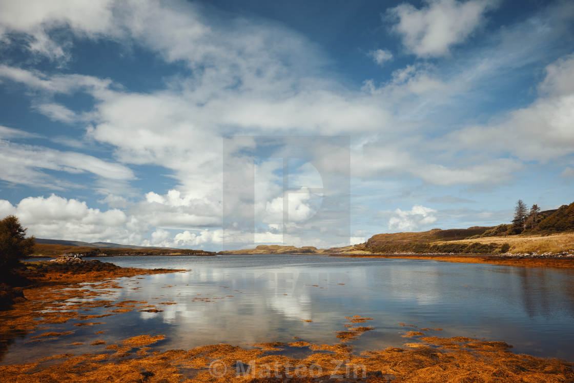 "Scotland landscape, lake on the front and mountains, in sunset" by Matteo Zin - $30.28 "Scotland landscape, lake on the front and mountains, in sunset" stock image