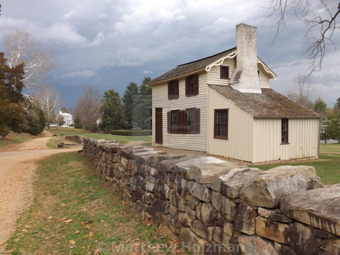 "Sunken Road Storm" stock image