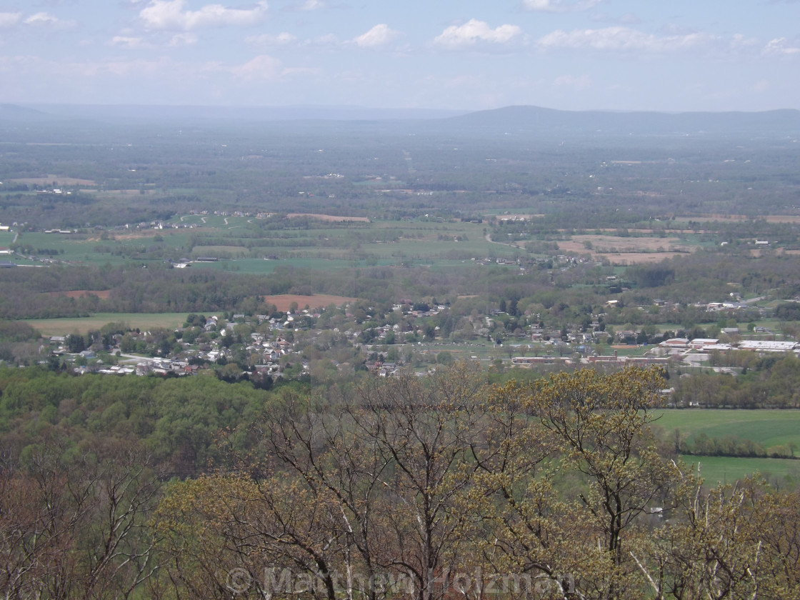 "Overlooking Boonsboro" stock image