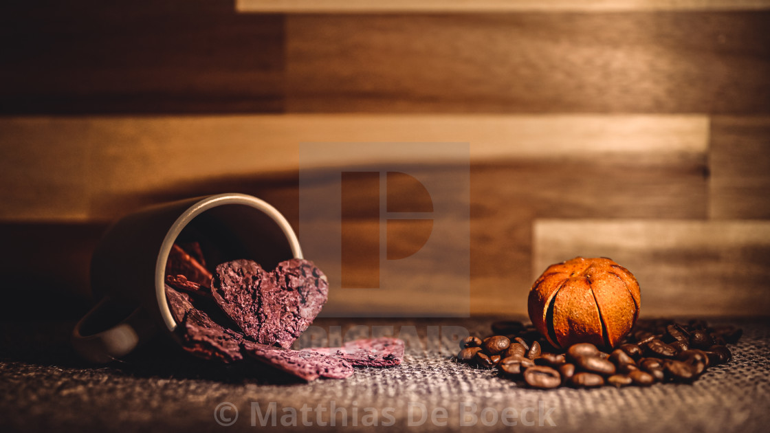 "Love for coffee (coffee - tangerine)" by Matthias De Boeck - $15.32 "Love for coffee (coffee - tangerine)" stock image