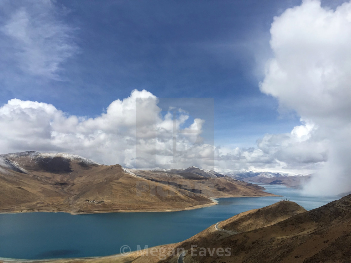 "Storm over Yamdrok" by Megan Eaves - $15.31 "Storm over Yamdrok" stock image