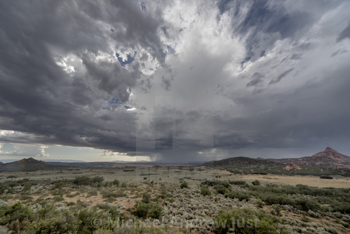 "Storm Over Southern Utah" stock image